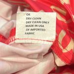 SARA CAMPBELL HEART PRINT PINK CREAM TAN ANKLE PANTS 2 Photo 7