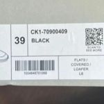 Charles and Keith  Metallic Accent Loafers - Black size 39 New Photo 8