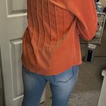 Rebecca Malone Orange Courduroy Button Up Photo 2