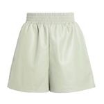 Topshop NWT Sage Green Bermuda Shorts in pleather Photo 4
