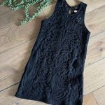 re:named  NWT Alexandria Crocheted Black Dress Photo 0