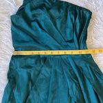Lulus  Law of Attraction Emerald green One-Shoulder Asymmetrical Midi Dress XS Photo 3