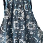 Rising International SunMoon Blue Cotton Overalls size small Photo 5