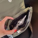 Steve Madden Olive Bphyre puff Bag coin purse DR139045 crossbody wide strap NWT Photo 5