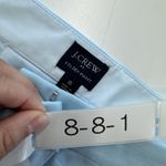 J.Crew Pants Womens 6 Light Sky‎ Blue Kelsey Pant Linen Cotton Blend Flare Leg Photo 2