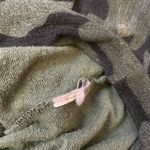 EXPRESS  Camo Print Scoop Neck Cropped Long Sleeve Sweater- SEE MEASUREMENTS Photo 4