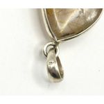 Golden Rutilated Quartz Sterling Silver Pendant‎ Photo 3