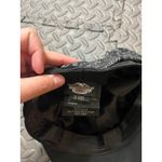 Harley Davidson Black Cotton Newsboy Cabbie Biker Brando Hat Cap‎ Med Beret Y2K Photo 2