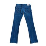 True Religion  - Low Rise Straight Leg Jeans in Dark Blue Photo 3