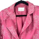 Susan Graver VINTAGE Y2K  S pink satin brocade jacket floral bows romantic 2000's Photo 3