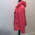 Maurice's Pink Hooded zip up clasp winter peacoat Photo 5