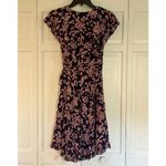 Draper James  RSVP blue floral ruffle wrap dress M Photo 9