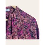 Wilfred Aritzia Red Abstract Print Tie Front Long Sleeve Flowy Blouse Size Small Photo 3