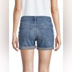 DL1961 Cecilia classic mid rise distressed denim jean shorts Photo 3