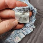 Hippie Rose  Cropped Blue Floral Top Women's Small Off Shoulder Boho Coquette Photo 3