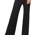 Spanx Black Pull On Wide Leg Perfect High Rise Pants Photo 0