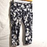 Lululemon Speed Up Crop 21" Blush Blossom Alpine White Black Blue Size 8 Photo 4