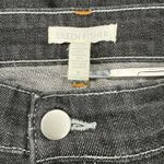 Eileen Fisher Sz 8 Organic Cotton Straight Ankle Stretch Denim Black Jeans $178 Photo 2