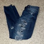 American Eagle Distressed Super High Rise Jeggings Crop Size 12 Photo 0
