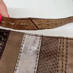 The Sak Indio leather satchel- Tabacco Ribbon boho brown bag adjustable straps Photo 2