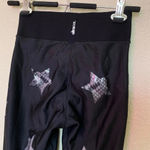 Ultracor  Reptile Knockout Star snake print black Leggings size Small‎ Photo 5
