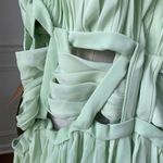 Light In The Box NWT  Lime Green Formal Gown Dress Cut Out Waist 26W 3X Photo 6