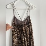 Rebecca Minkoff  Leopard Print Slip Dress Size 4 Spaghetti Strap Satin Mini NWOT Photo 2