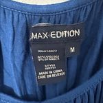 Max edition  Blue Short Sleeve Smocked Dress Photo 2