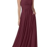 Azazie Claudia Cabernet A4 Photo 0