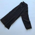 Bloomingdales Vintage Sweater PL Petite Large Chocolate Brown Crochet Tr… Photo 9