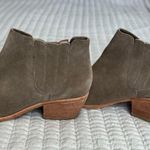 Joie Barlow Suede Taupe Block Heel Chelsea Boots, size 6 1/2 Photo 2