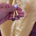 Anthropologie Love The Label satin overall utility maxi dress Large Photo 5