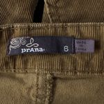 prAna SZ 6 Trinity Corduroy Pants Low-Rise Fitted Zip-Fly Pocket Tortoise Women Photo 6