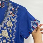 Johnny Was  women’s medium Florence Tunic Dress/top embroidery 100% linen Photo 2