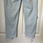 American Eagle Tomgirl Size 4 Distressed Womens Jeans Ankle Cropped Light Wash Photo 5