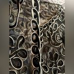 Compliments Sheer Floral & Loop Style Cardigan Small Black Photo 6