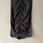 ZARA sz M rouged mini little black dress Photo 5