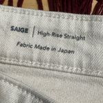 AG Adriano Goldschmied AG-ED jeans white Saige high-rise straight size 28 Photo 3