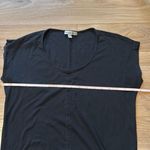 Lacoste  women's black 100% cotton t-shirt size 38 Photo 4