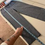 Ralph Lauren  Blue Gingham Plaid Print High Rise Cropped Trouser Pants Size 6 Photo 7