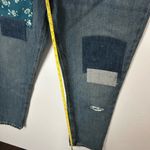 Ralph Lauren Lauren  Patchwork Boyfriend Jeans Size 10 Black Label Photo 5
