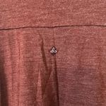 prAna  Burgundy Fold Over Waistband‎ Midi Skirt Size Small Photo 2