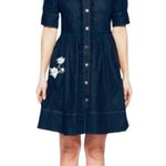 Kate Spade Embroidered Denim Shirt Dress Size 2 Photo 5