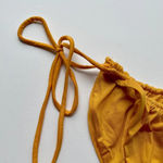 Monica Hansen Beachwear Miami Vice String Bikini Bottom Yellow Size Small NEW Photo 3