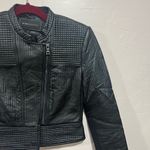 BCBGMAXAZRIA BCBG Black Textured Jacket Photo 1