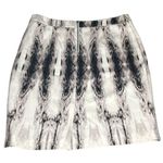 Willi Smith  Patterned Pencil Skirt White Black Size 10 Photo 1