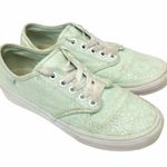 Vans Mint Green Low Top Sneakers Sz 6 Photo 0