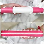 Valentino Garavani Pink & White Vitello Colorblock Rockstud Zip Around Wallet Photo 4