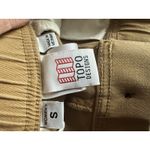 Topo Designs  River Shorts Size Small Organic Cotton Pull On Web Belt Khaki Euc Photo 4