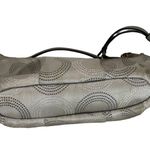 Coach Handbag Crossbody Silver Signature C Photo 7